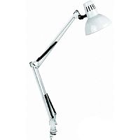 Светильник настольный на струбцине Camelion KD-312 220В 60Вт Белый картинка 
